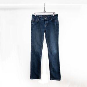 Women’s Medium White Black House Market Denim Jeans